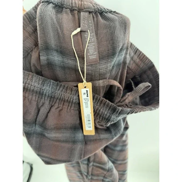 Skims FLANNEL SLEEP OVERSIZED PANT | PHOENIX PLAID Size XS - Picture 10 of 10